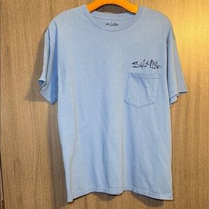 Salt Life Men's Get Hooked Graphic Short Sleeve Pocket Tshirt Size Medium NWOT